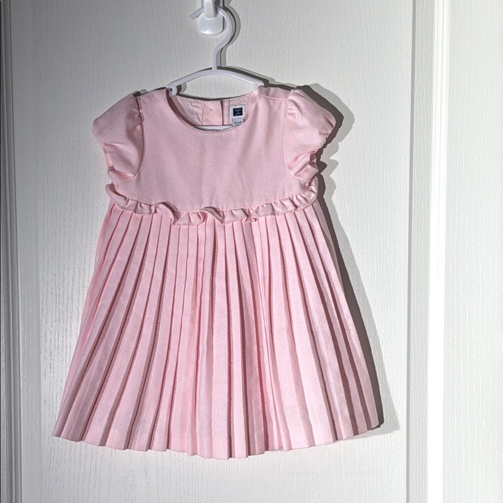 Pink Ruffled Kids Dress